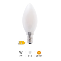 [200695042] Lámpara LED vela Serie Cristal 4W E14 3000K