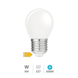 [200690069] Crystal Series G45 LED filament bulb 6W E27 6500K