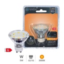 LED lamp 5W GU10 3000K 12pcs box