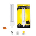 PL LED lamp 16W G24 4200K 6pcs box
