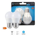 2 x pack G45 LED bulb 6W E27 6000K 12pcs/box