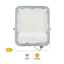 [202600092] Proyector aluminio LED 30W 3000K IP65 Blanco