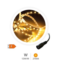 [204030018] Rollo 5M tira LED 12W/M 2700-3000K IP44 24V