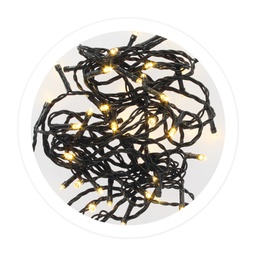 [204600010] 5M LED garland 8 functions Warm White