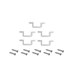 [204005008] Kit 5u clips para tira LED ref. 204030022 - 23 - 24 - 31 - 32 - 33