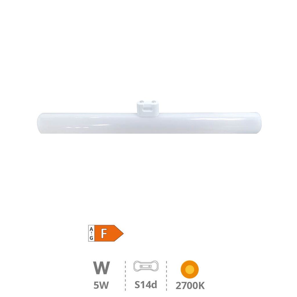 Bombilla linestra LED 5W S14d 2700K | Garsaco