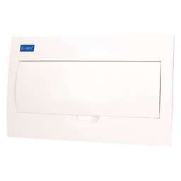 [106515002] 18way distribution box , flush mounting, white door