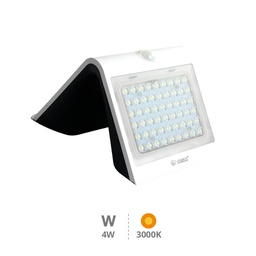 [200210010] Aplique solar LED Lukulu com sensor de movimento e crepuscular 4 W 3000 K Branco