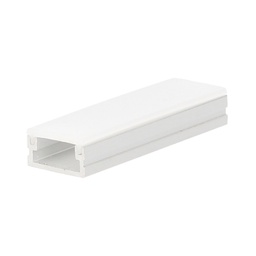 [204025012] Perfil aluminio traslúcido empotrar suelo 2M para tiras LED hasta 10mm