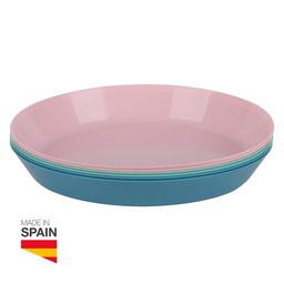 [401045022] Set of 6 reusable dishes Ø185mmm
