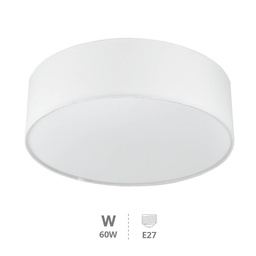 [203600001] Gemena fabric ceiling lamp 2xE27 White