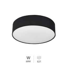 [203600002] Gemena fabric ceiling lamp 2xE27 Black