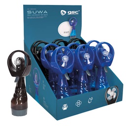 [300010016] Mini ventilador de agua Suwa 2xAA - 12u caja exp