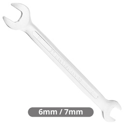 [502055019] Open end wrench 6 and 7mm