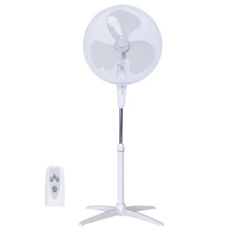 [300000016] Ventilador de pé com comando 43 cm 45 W Branco