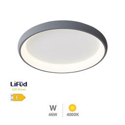 [203605078] Simola round ceiling LED light 46W 4000K Grey