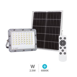 [202615009] Edara solar aluminum LED floodlight 2,5W 6500K IP65
