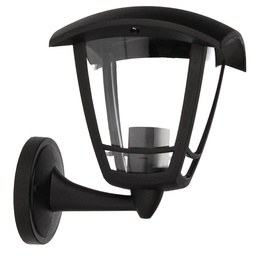 [201640001] Barli series bottom mounted arm wall garden light E27 black