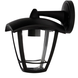 [201640002] Barli series top mounted arm wall garden light E27 black