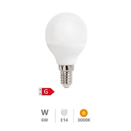 [200690072] Ampoule LED sphérique 6 W E14 3000K - Libertina