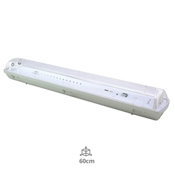 [203200017] LED Triproof for Double LED T8 tube 2x60cms