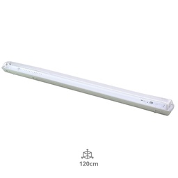 [203200018] Pantalla estanca para 2 tubos LED T8 120cm