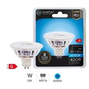 LED lamp 5W MR16 6000K 12V 12pcs box