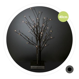 [204690145] Cumia decorative LED tree 40Cm 2xAA Black