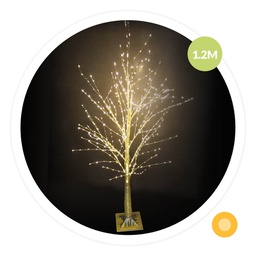 [204690155] Árbol decorativo LED Sirka 1,2M Dorado