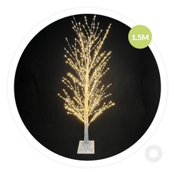 [204690156] Árbol decorativo LED Sirka 1,5M Negro