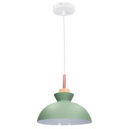 [204400038] Lámpara de techo colgante Serie Sompara E27 Ø280mm Verde