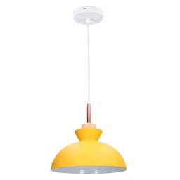 [204400039] Lámpara de techo colgante Serie Sompara E27 Ø280mm Amarillo