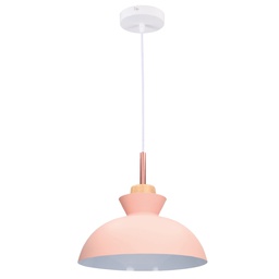[204400040] Lámpara de techo colgante Serie Sompara E27 Ø280mm Rosa
