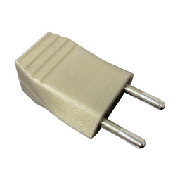 [102010002] Two pole plug 4mm Gold