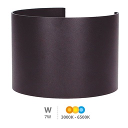 [200205075] Sumbe LED round wall decoration sconce with ajustable light aperture 7W 3000 - 4000 - 6000K Anthracite grey