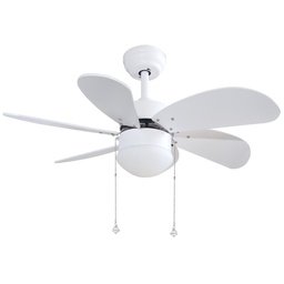[300005075] 32' DC ceiling fan 2XE27 lampholder White