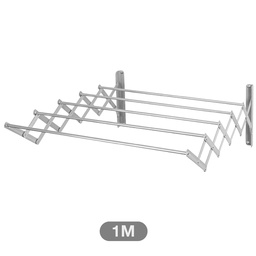 [402020008] Bisalla Telescopic aluminum clothes hanger 100cm