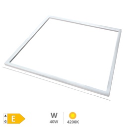 [203400027] Marco empotrable panel LED Reteta 59,5x59,5cm 40W 4200K Blanco