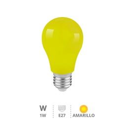 [200605011] Bombilla LED estándar 1W E27 Amarillo
