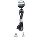Prolongador (2x0.75mm) 2M Negro