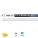 T8 Glass LED tube 9W G13 6500K 60cms