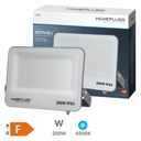Sepasu aluminum LED floodlight 200W 6500K IP65 Grey