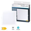 Makurdi squared recessed downlight 18W 6500K White