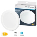 Downlight de superfície LED redonda Karawa 18W 6500K Branco