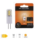 LED bulb 2W G4 3000K 12V - 6u retractable