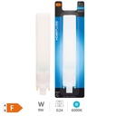 PL LED lamp 9W G24 6000K - 5u retractable