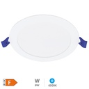 Downlight empotrable LED redondo Belur 6W 6500K Blanco