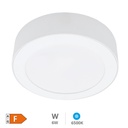 Downlight superficie LED redondo Bogur 6W 6500K Blanco