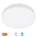 Downlight de surface LED rond Bogur 12W 6500K Blanc