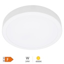 Downlight de surface LED rond Bogur 24W 4000K Blanc